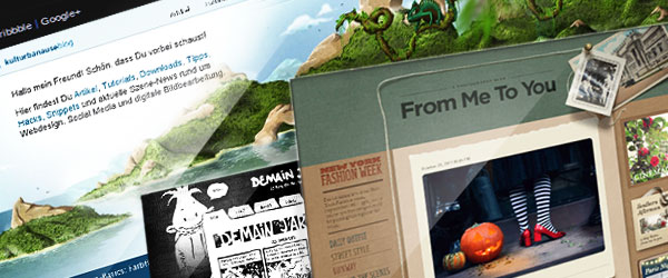 Die kreativen Designs von Weblogs