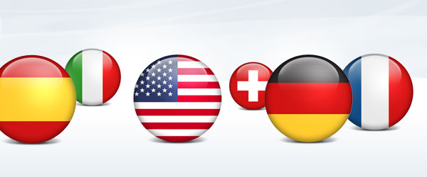 PSD-Download: Länder-Buttons