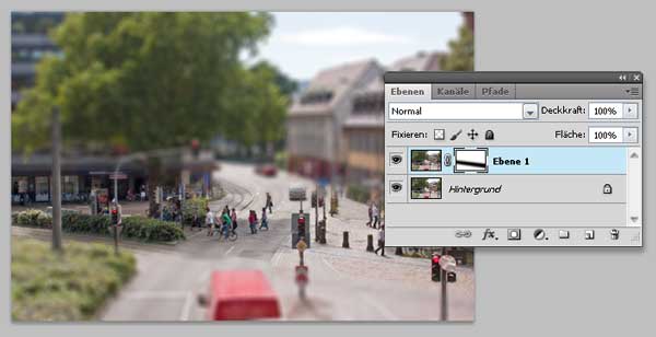 Tilt-Shift Fotos mit Photoshop simulieren 6