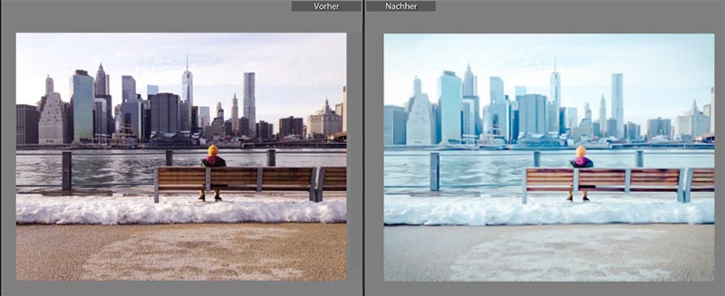 lightroom preset cold winter