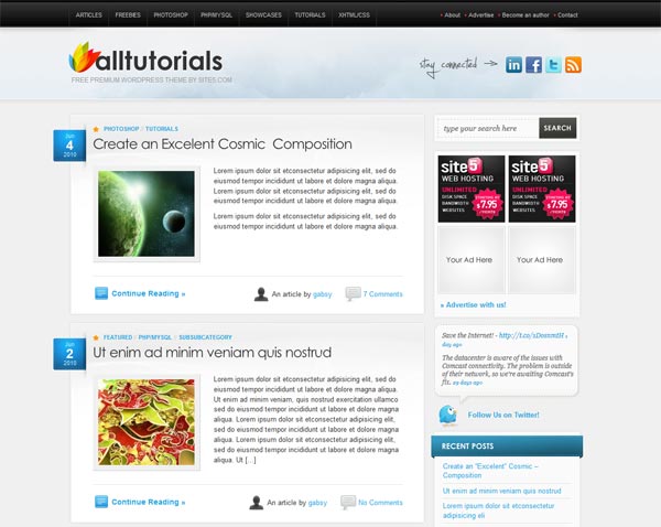 AllTuts WordPress Theme