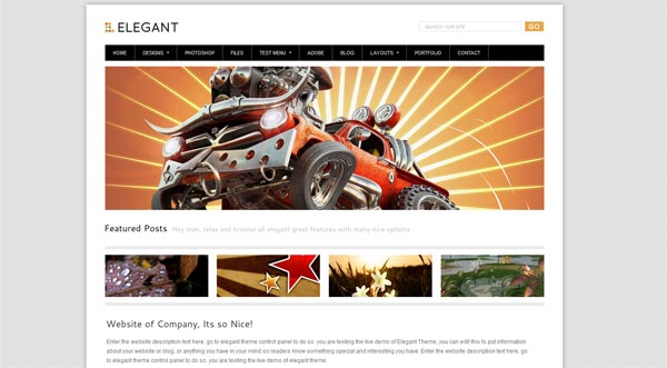 Elegant WordPress Theme