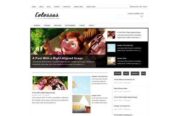 Colossus WordPress Theme