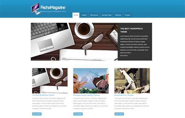 Fischa Magazine WordPress Theme