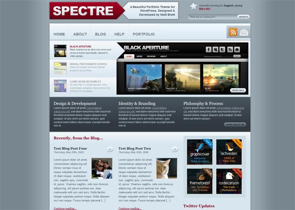 Spectre WordPress Theme