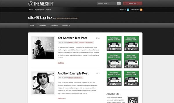 Destyle WordPress Theme