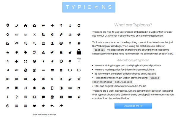 icon fonts