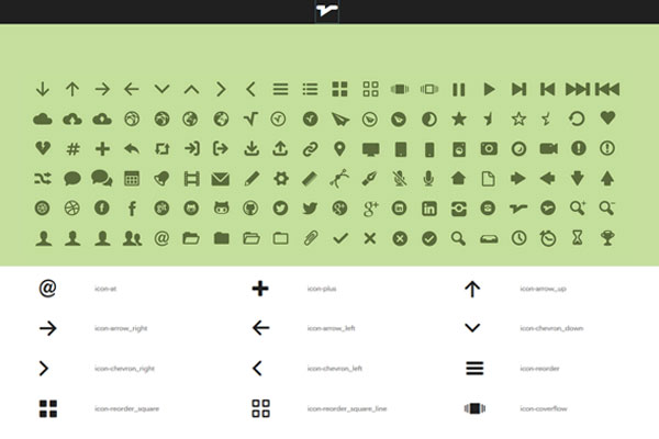 icon fonts