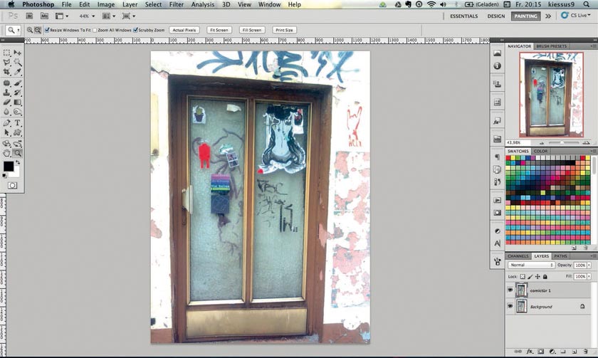 Photoshop Comic Effekt Tutorial Step 1