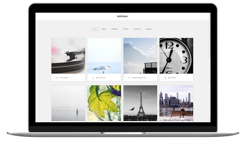 Portfolio WordPress theme