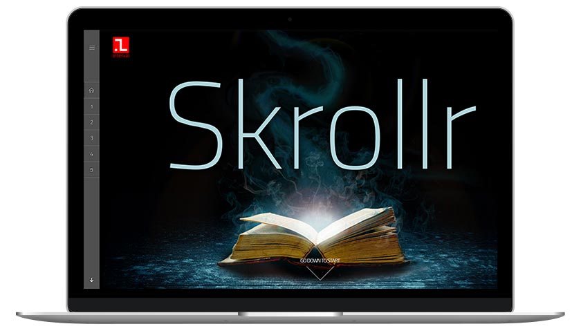 wordpress theme skrollr