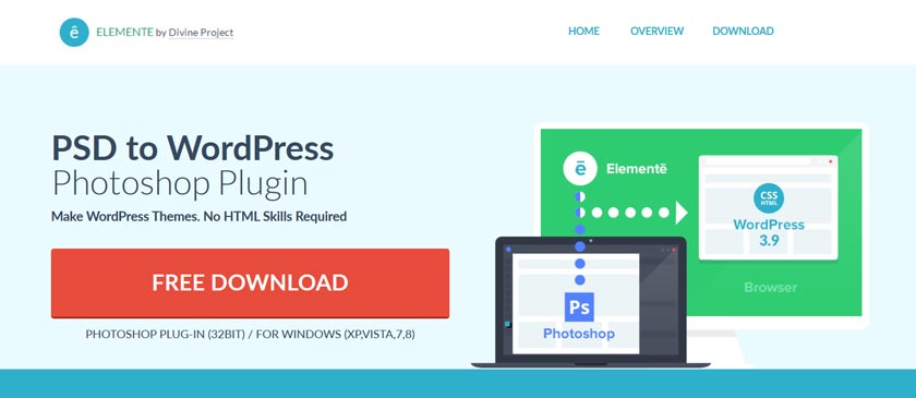 psd to wordpress plugin