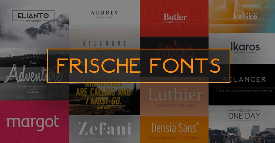 frische fonts