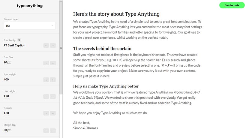 typeanything