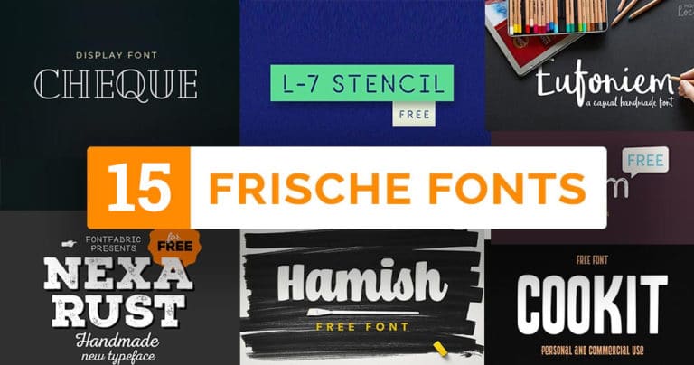 15 kostenlose fonts