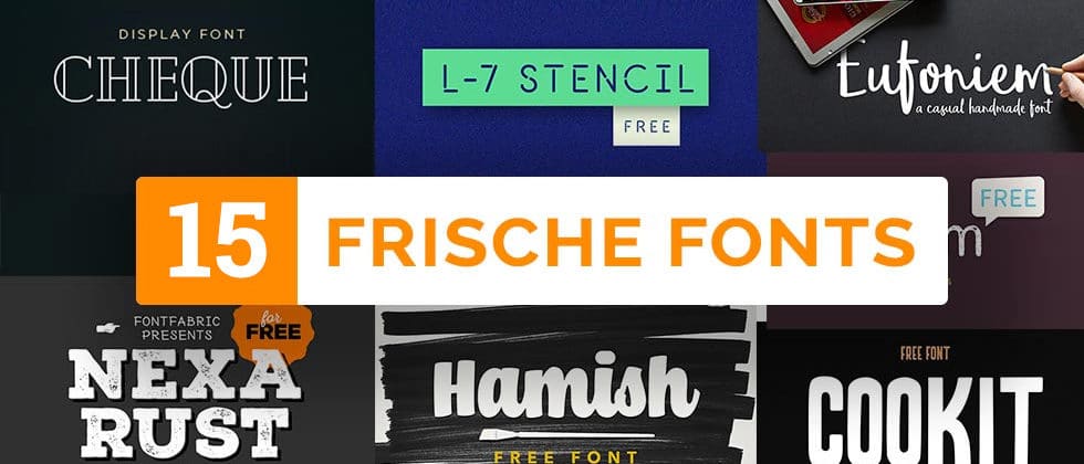 15 kostenlose fonts